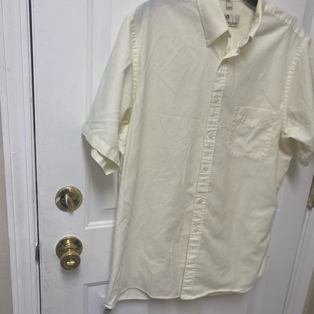Eitenne Aigner Vintage Men’s short sleeve button up 17 - Picture 4 of 8